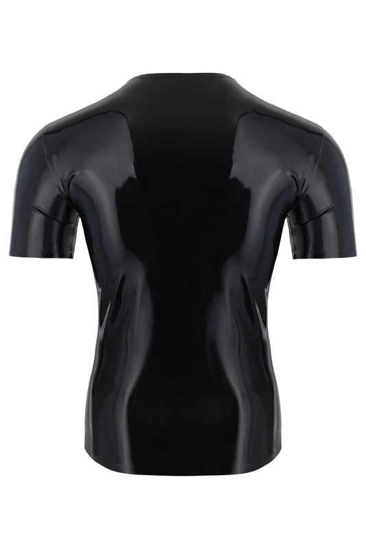 Black Latex T-Shirt