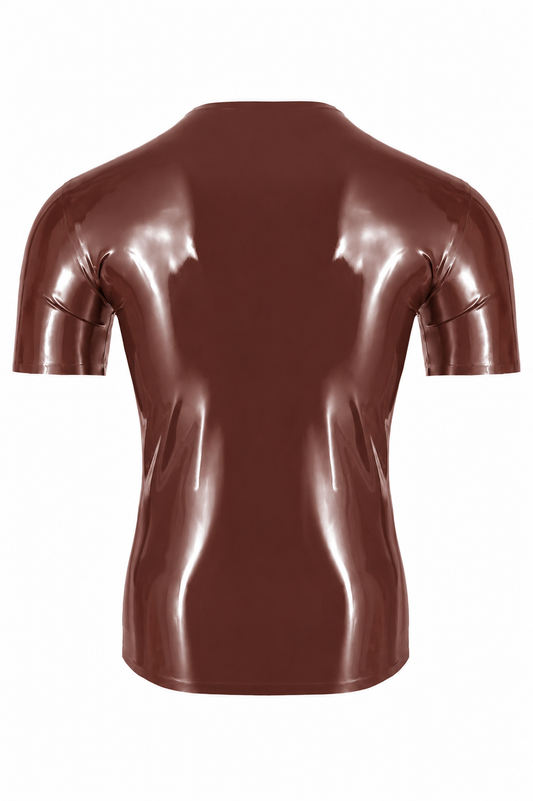 Chocolate Burgundy Latex T-Shirt
