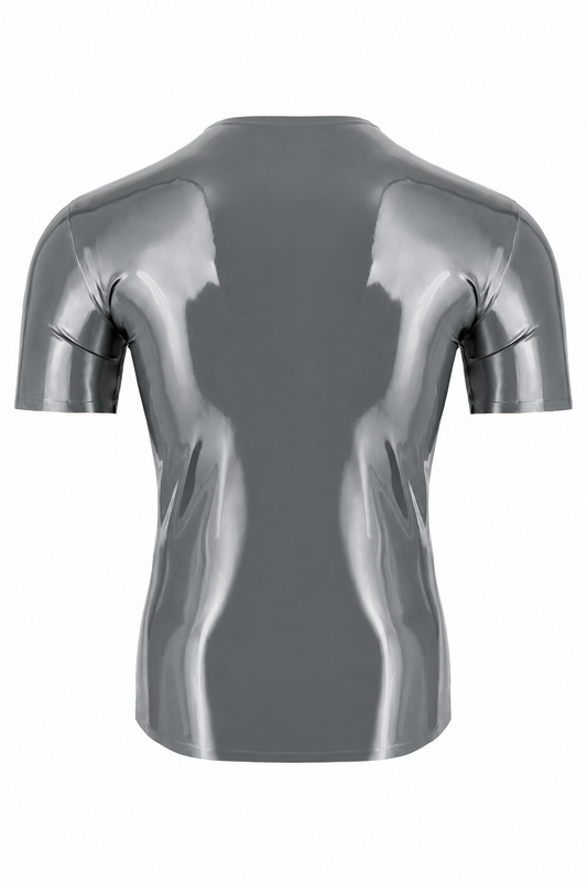 Grey Latex T-Shirt