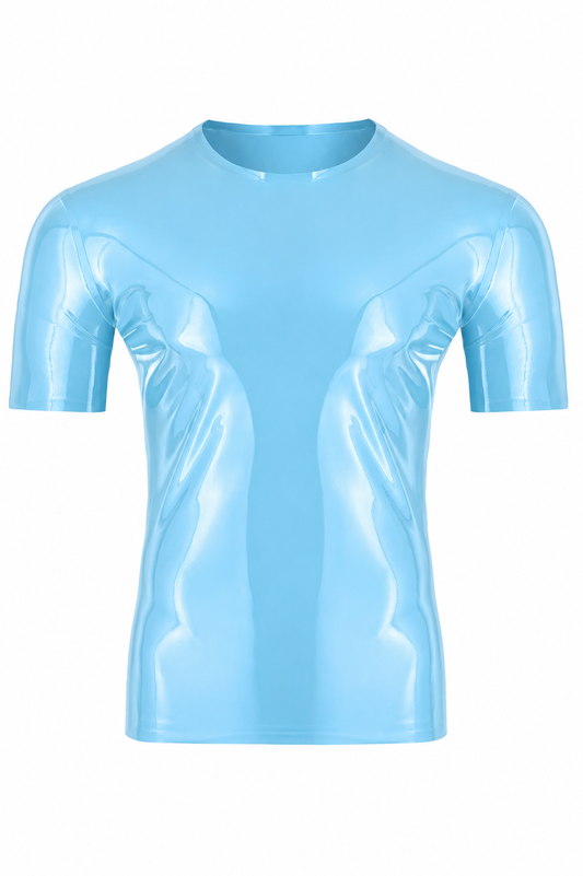 Baby Blue Latex T-Shirt