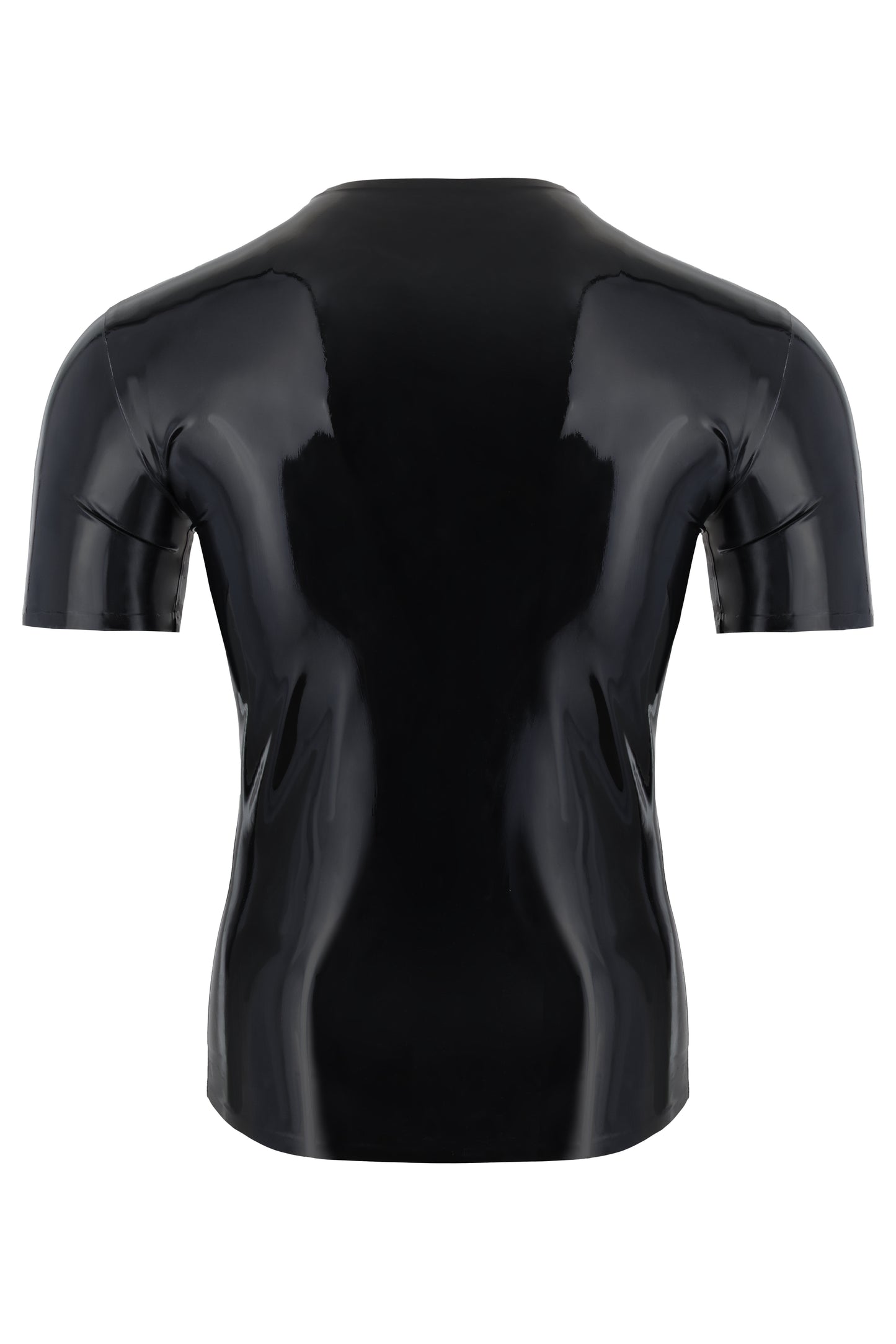 Black Latex T-Shirt