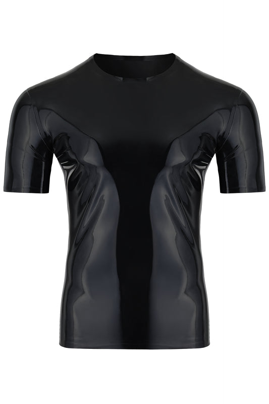 Black Latex T-Shirt