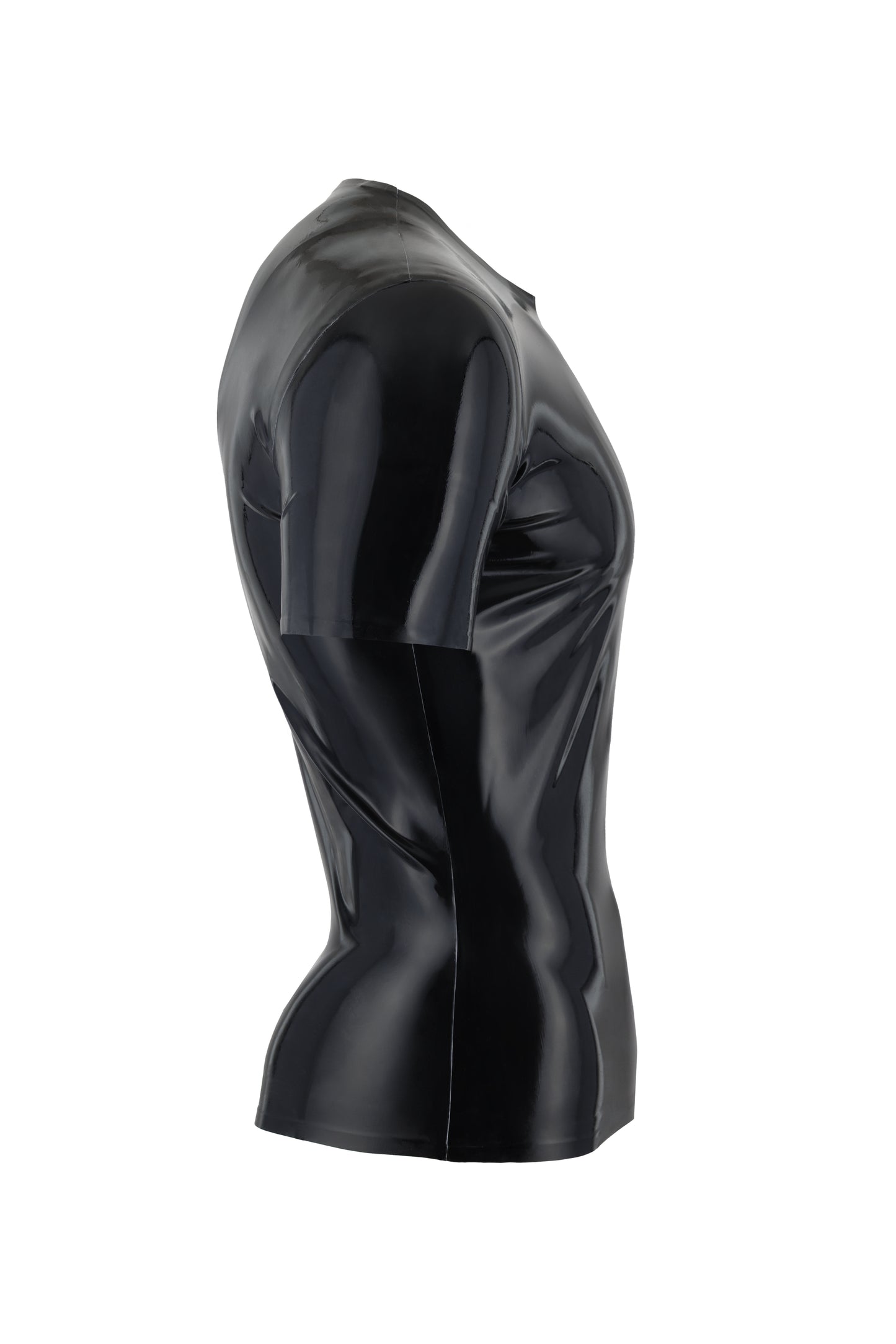 Black Latex T-Shirt