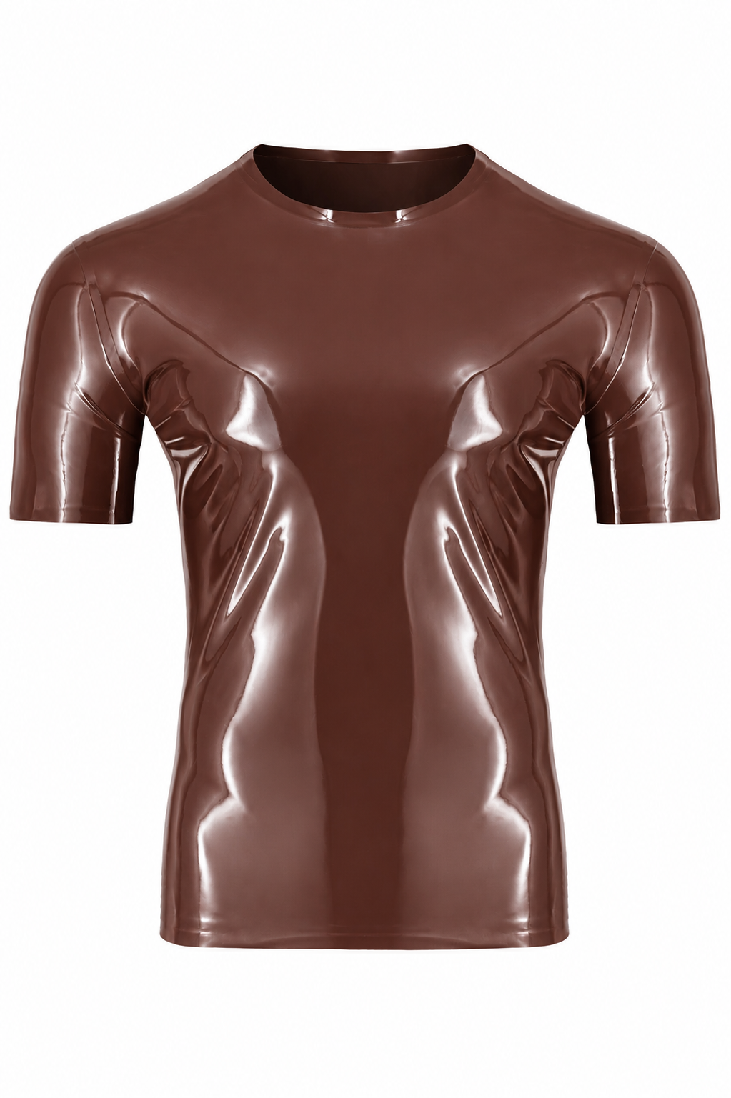 Chocolate Burgundy Latex T-Shirt
