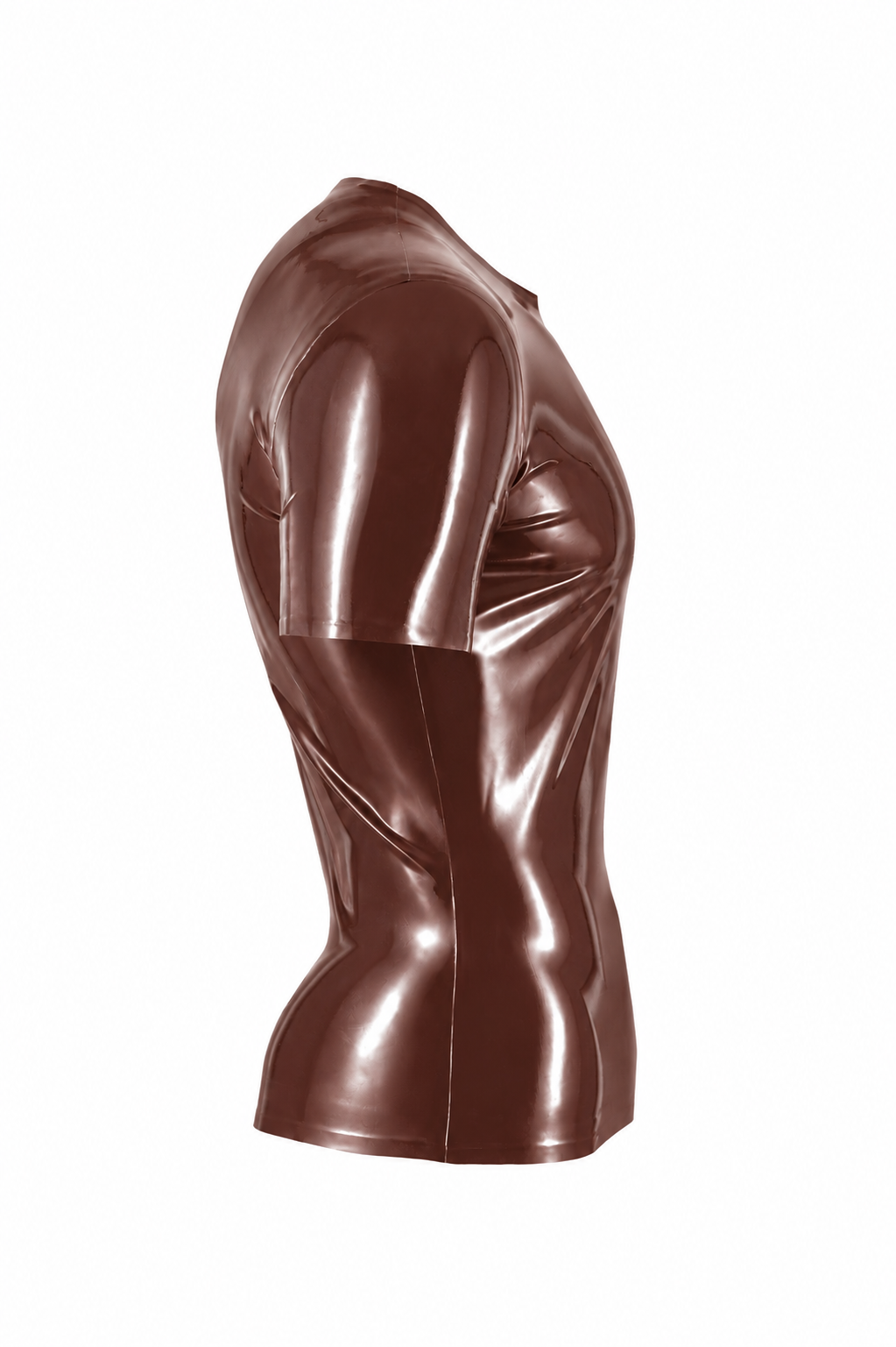 Chocolate Burgundy Latex T-Shirt