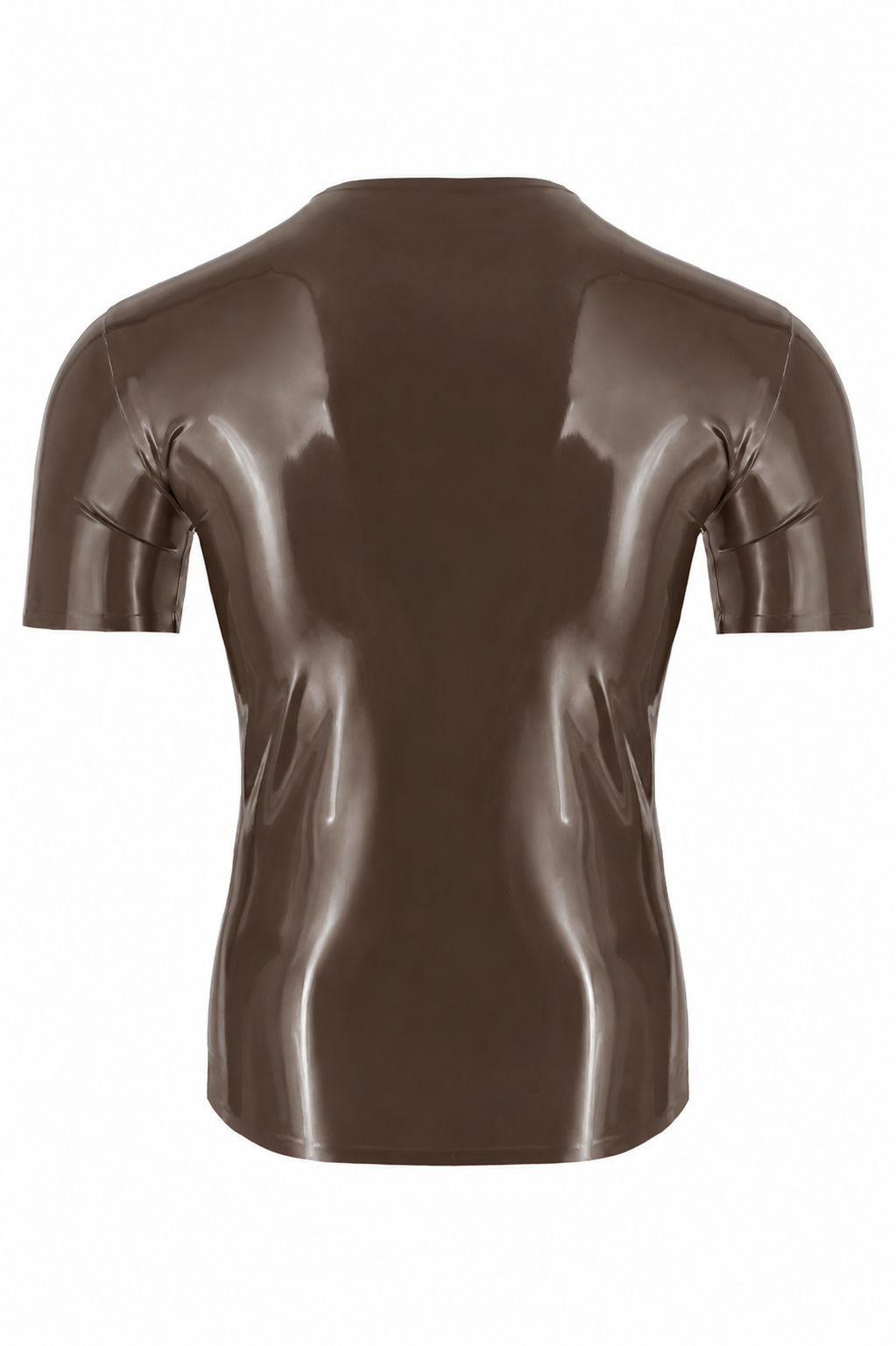 Dark Brown Latex T-Shirt