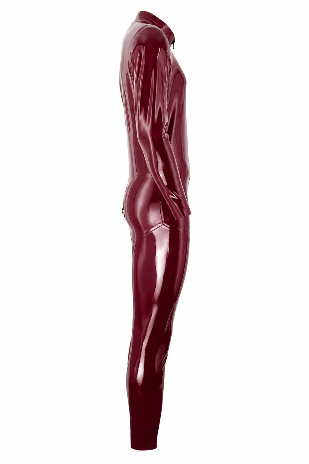 Dark Burgundy Latex Catsuit