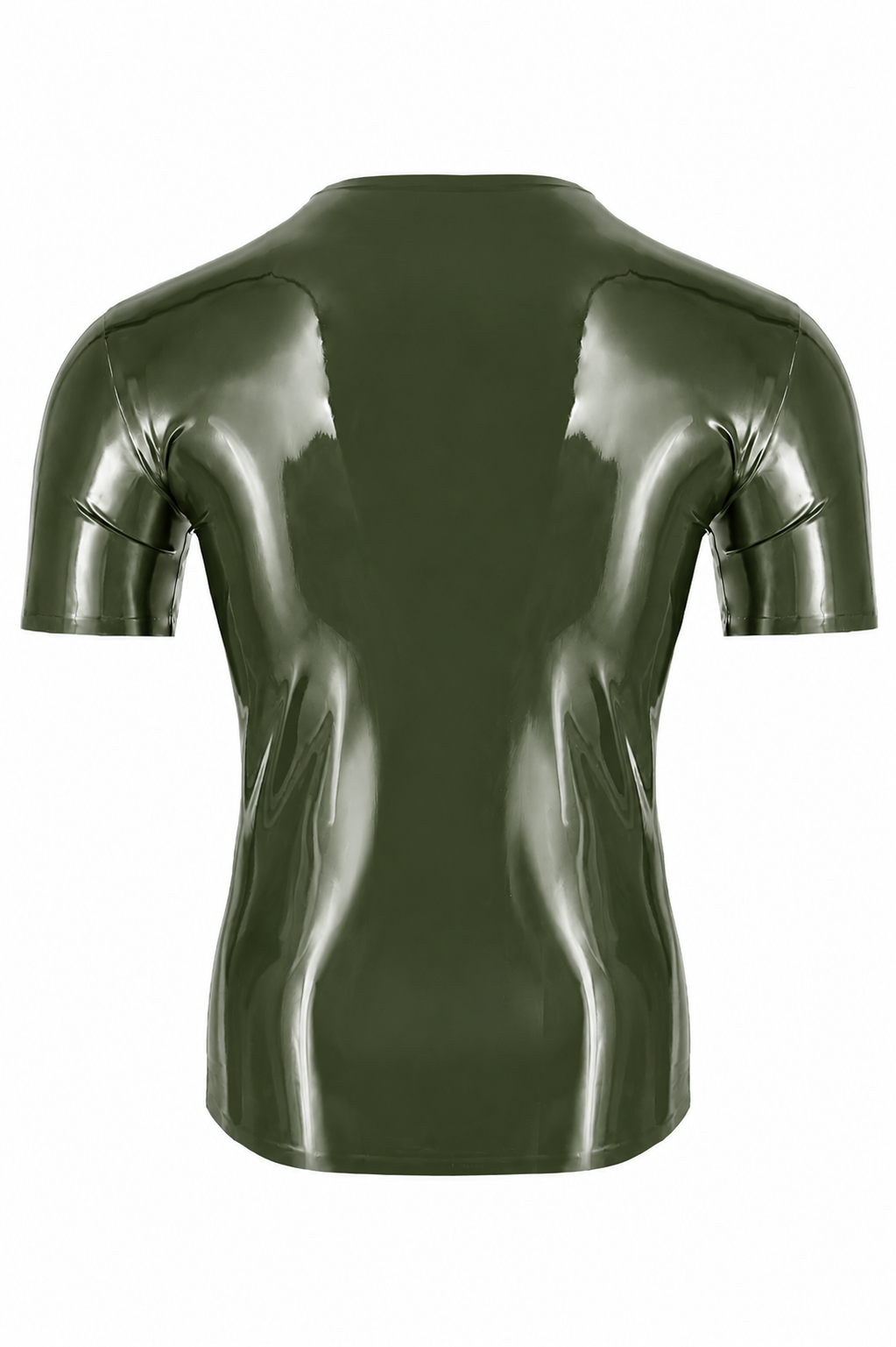 Dark Green Latex T-Shirt
