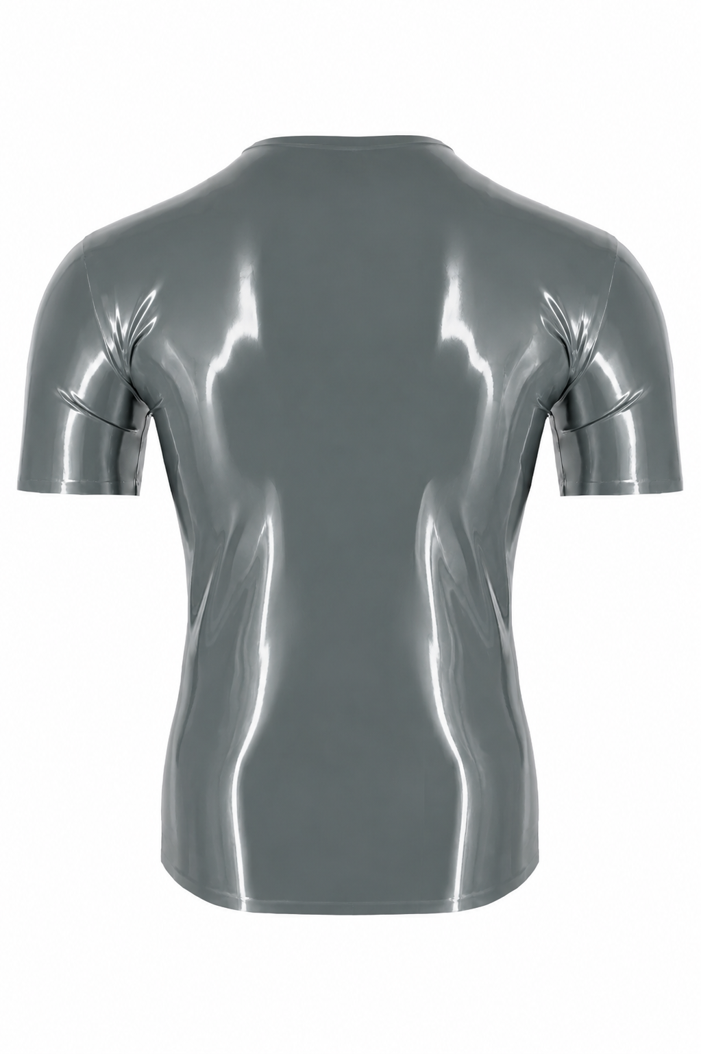 Dark Grey Latex T-Shirt