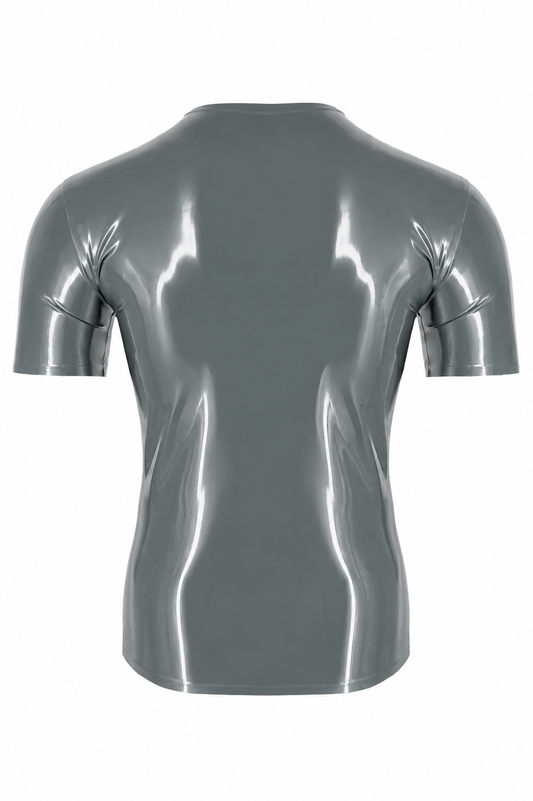 Dark Grey Latex T-Shirt