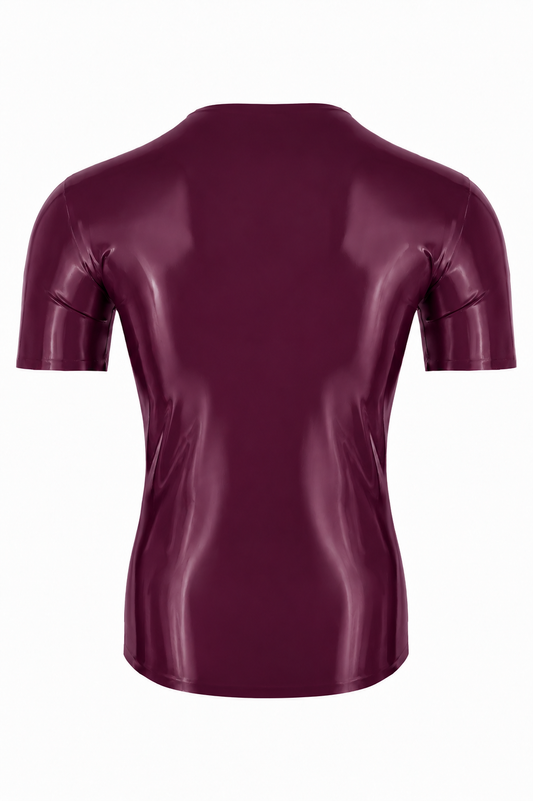 Dark Plum Latex T-Shirt