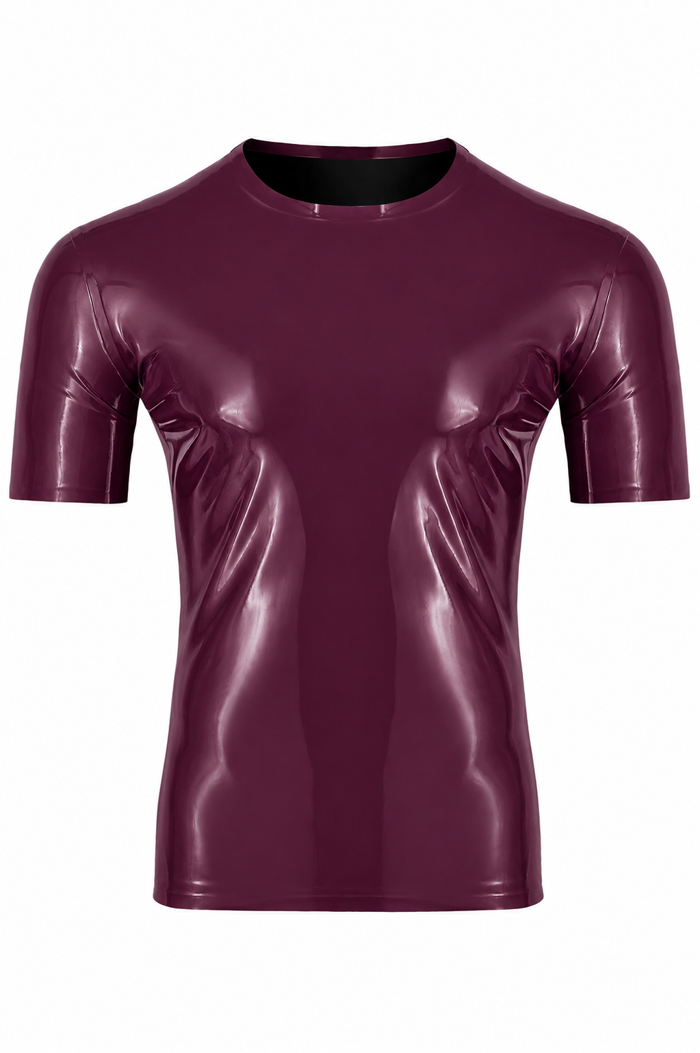 Dark Plum Latex T-Shirt