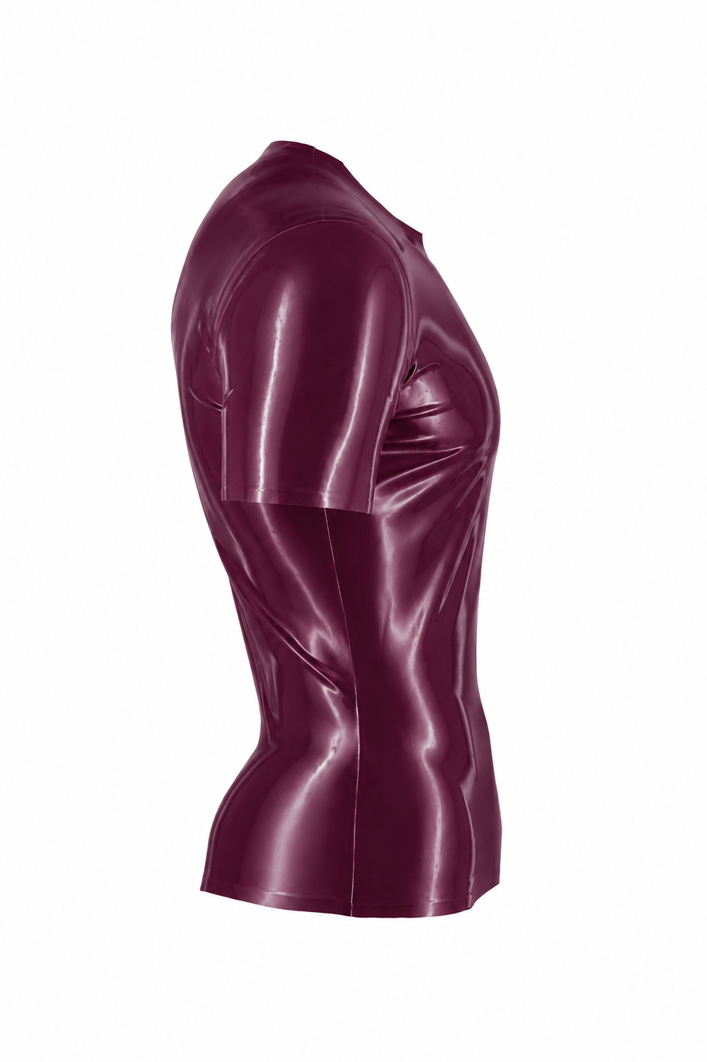 Dark Plum Latex T-Shirt