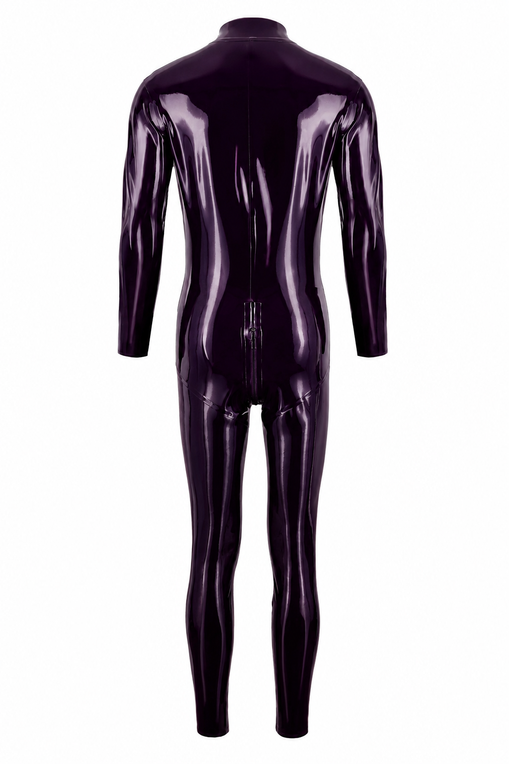 Dark Purple Latex Catsuit