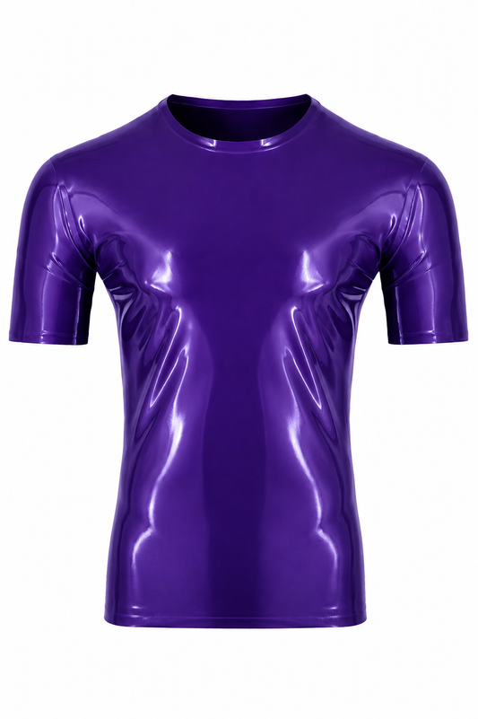 Dark Purple Latex T-Shirt