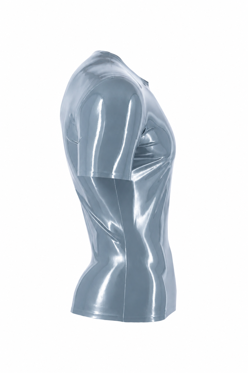 Dusty Blue Latex T-Shirt
