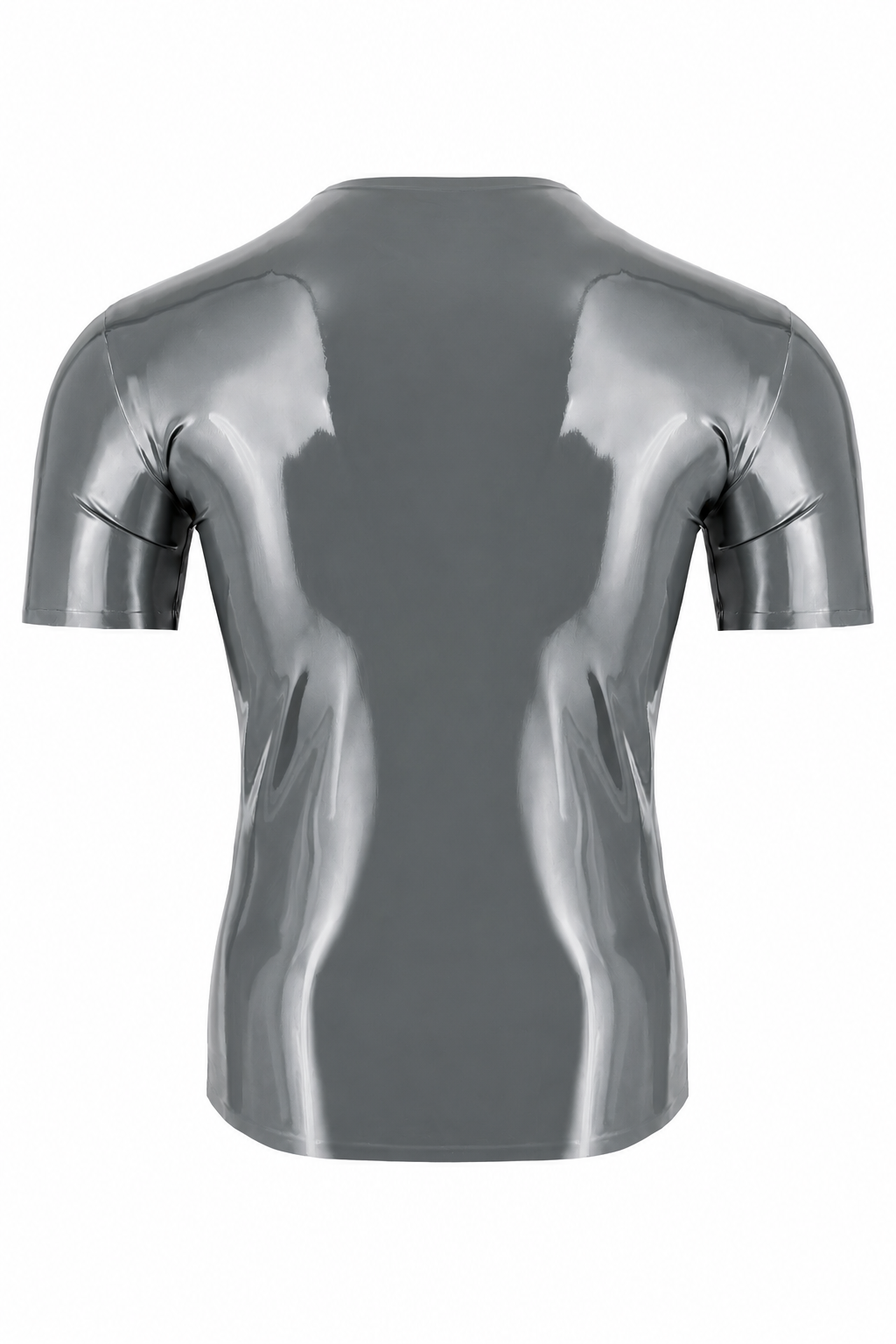 Grey Latex T-Shirt