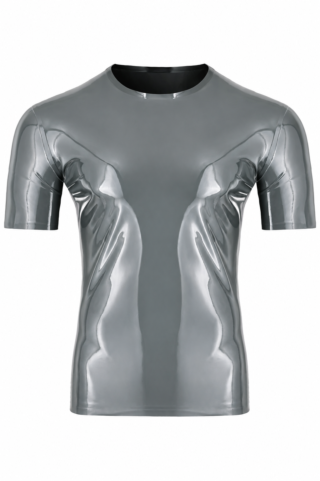Grey Latex T-Shirt