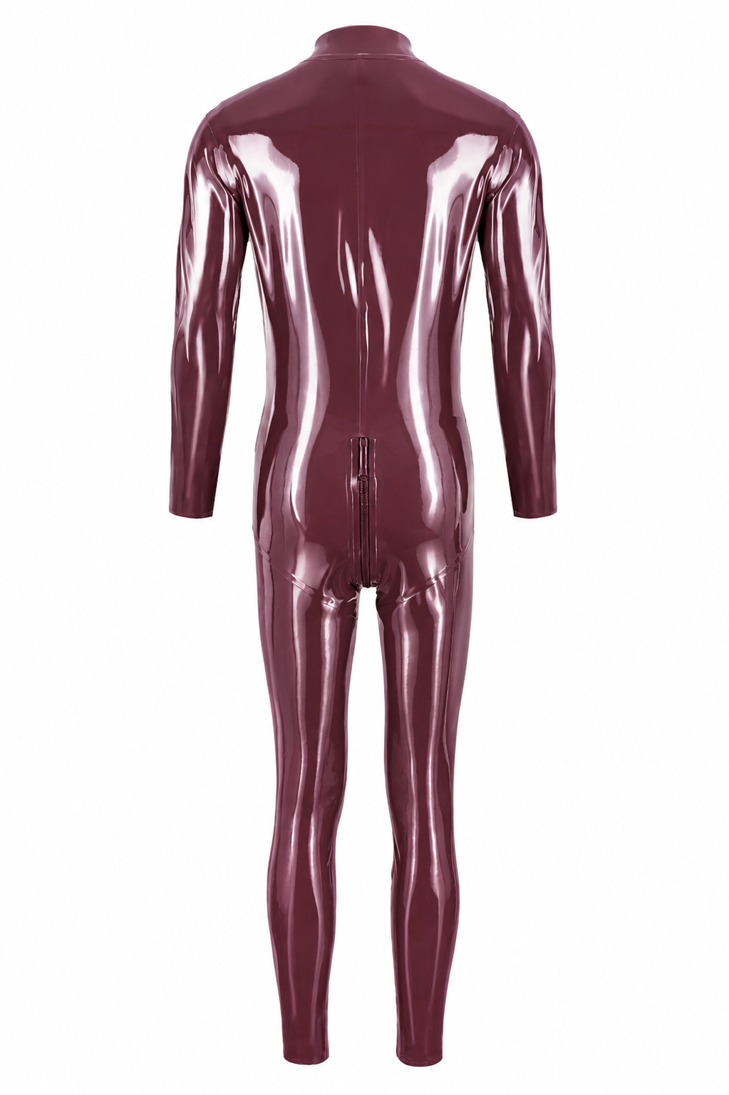 Light Burgundy Latex Catsuit