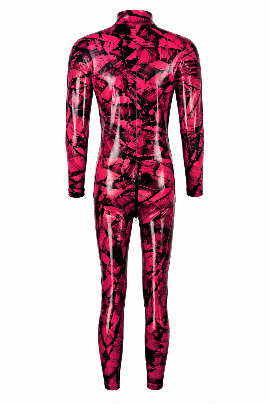 Obsidian Pink Latex Catsuit