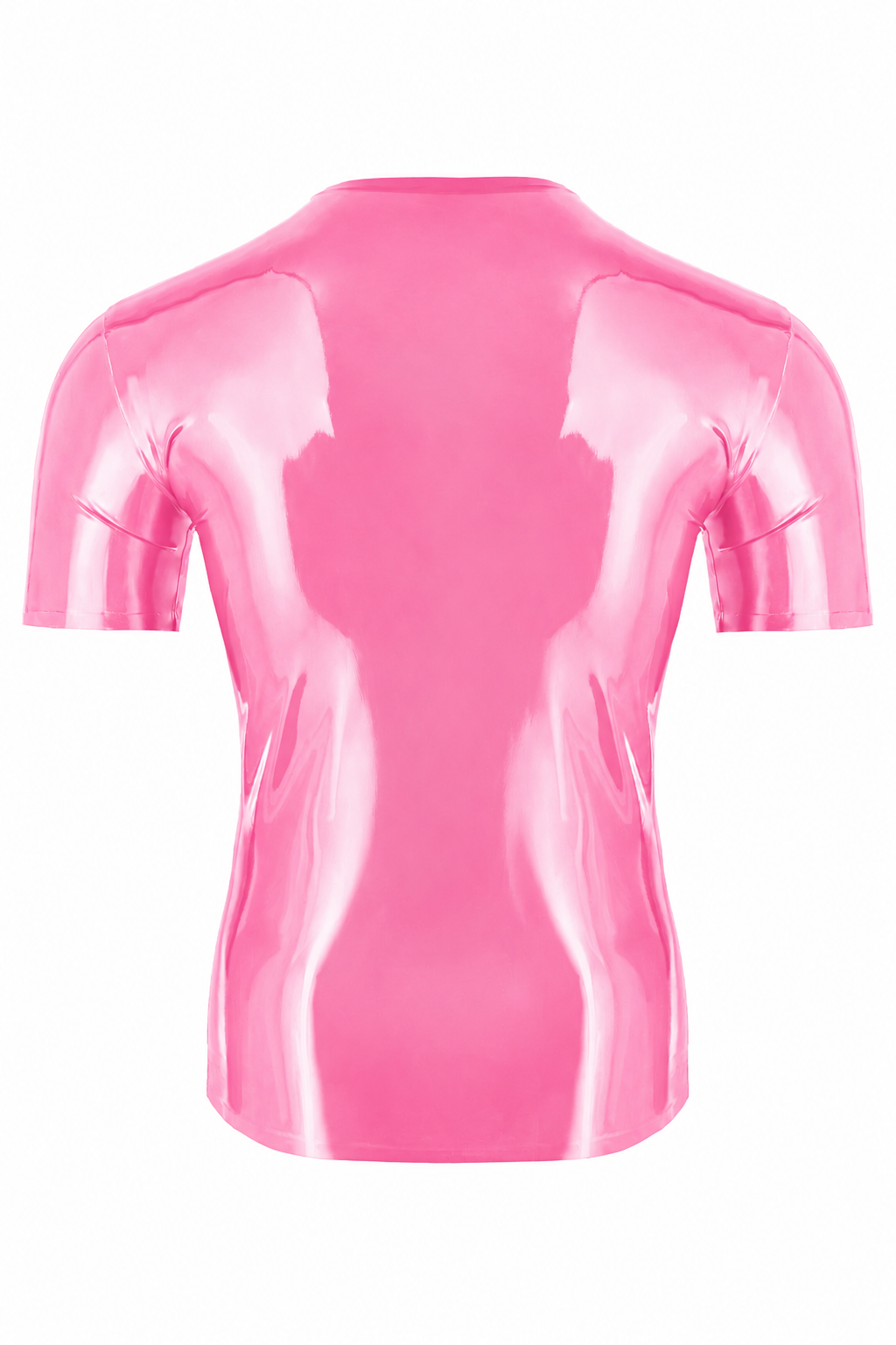 Pearl Pink Semi-Translucent Latex T-Shirt