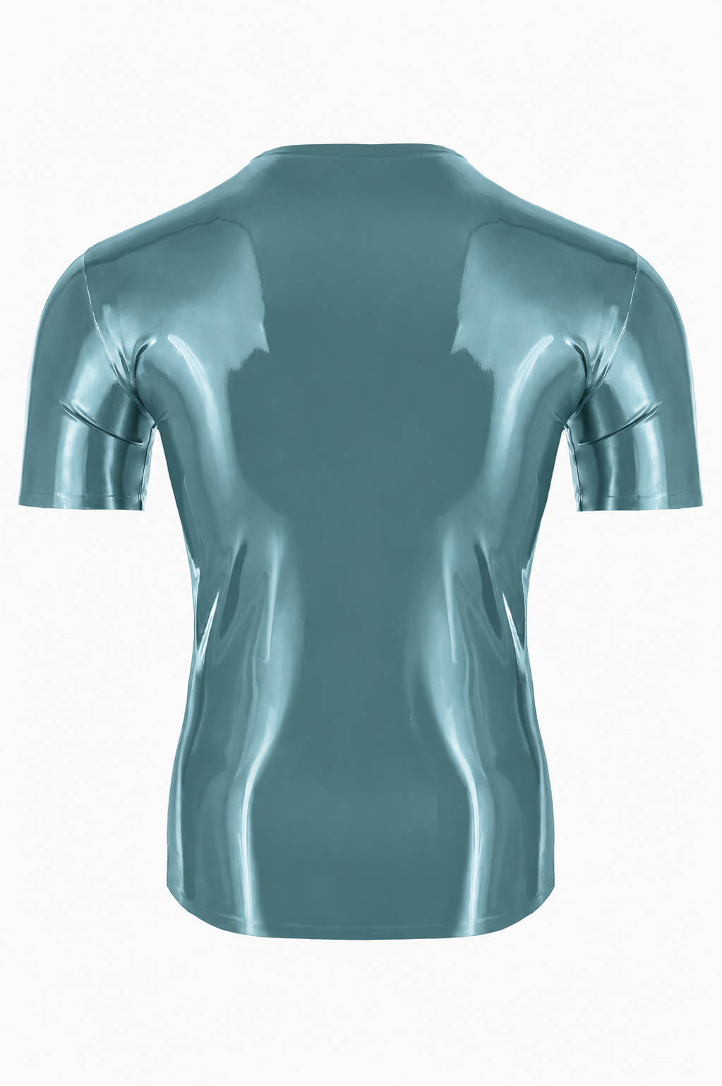 Silver Blue Latex T-Shirt